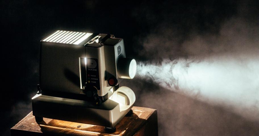 A big screen beneath the stars at La Villette