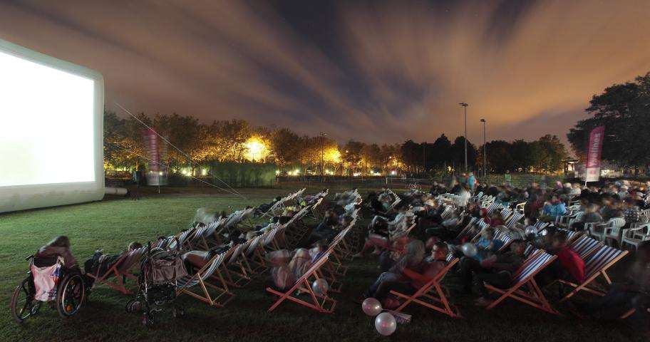 A big screen under the stars; the Open-Air Film Festival