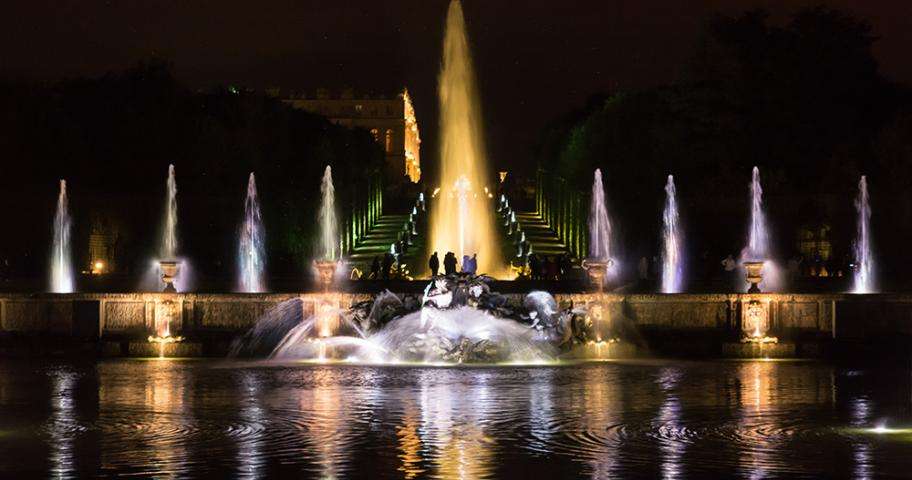 All the magic of Versailles; the Musical Fountains Show and Royal Serenade