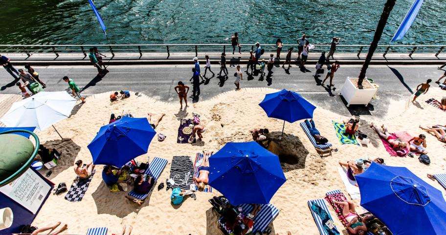 Refreshing days at Paris Plages